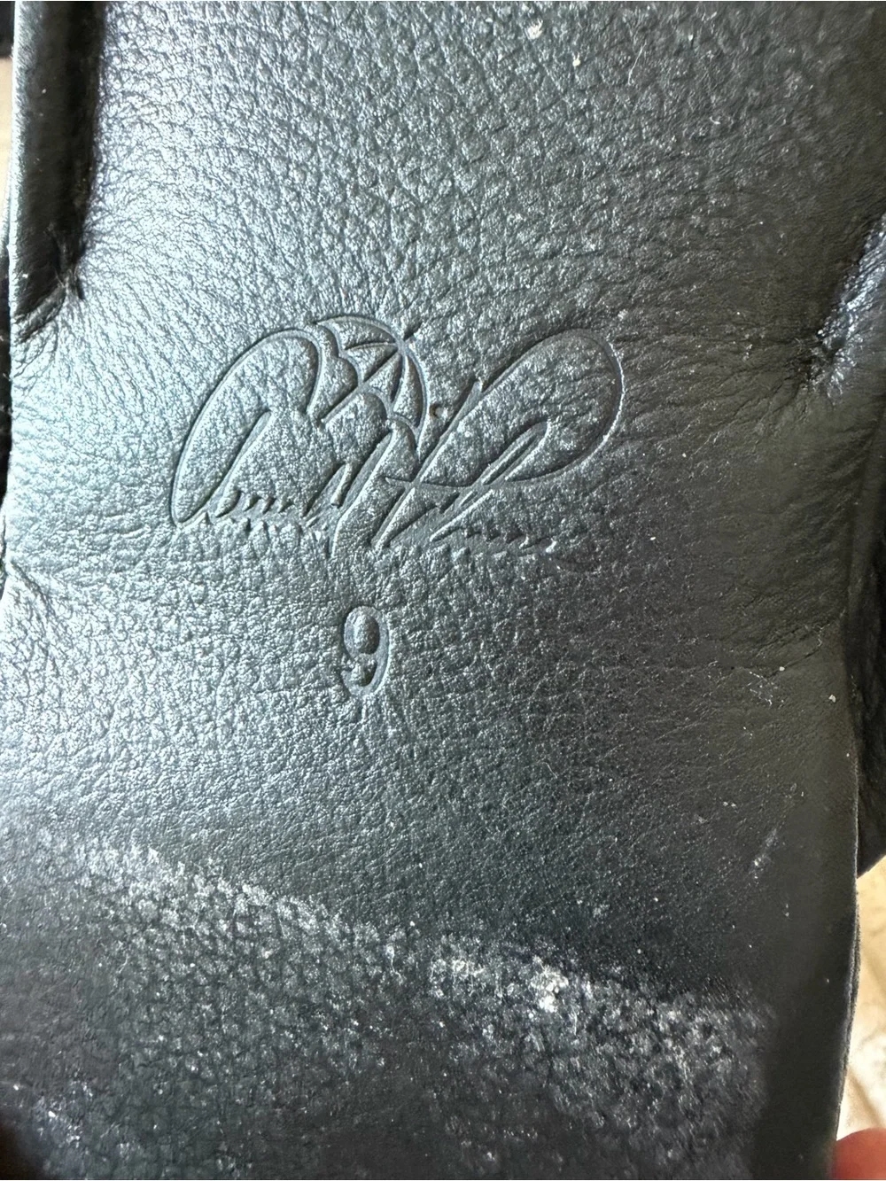 Arnold Palmer Black Leatherette Travel Pouch